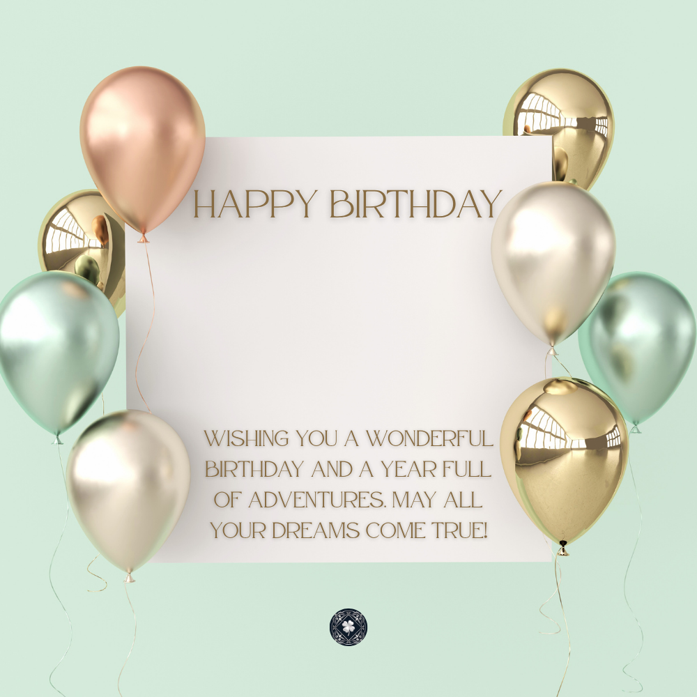 Custom Horizontal Signature Name Necklace: Wonderful Happy Birthday