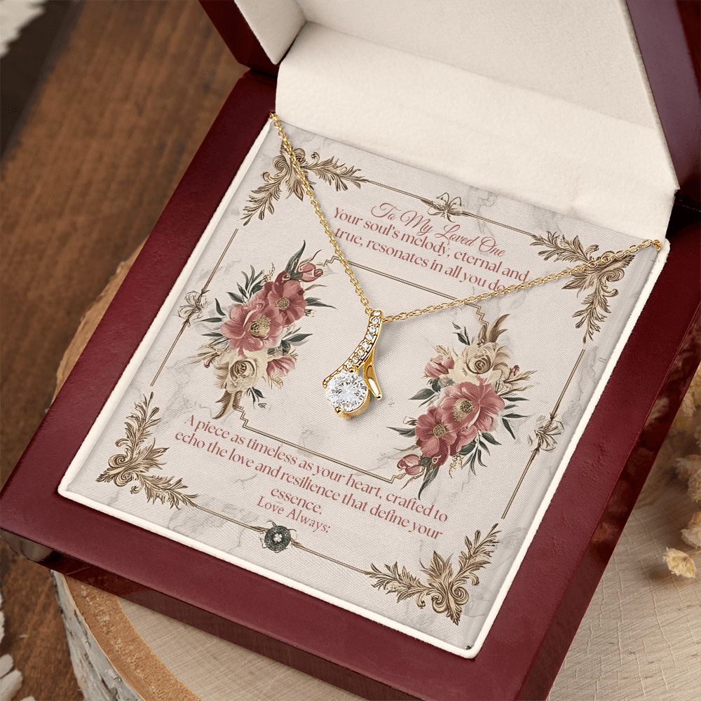 Alluring Beauty Necklace: Beautiful Jewelry 18K Yellow Gold Two Tone Box The Silver Clover & Co.