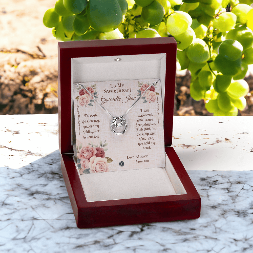 Lucky In Love Necklace: Sweetheart