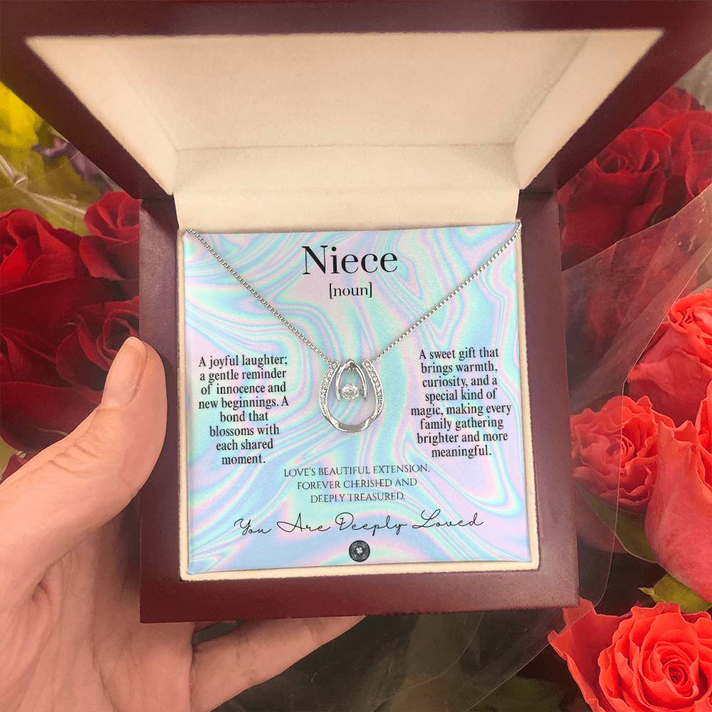 Lucky In Love Necklace: For Niece