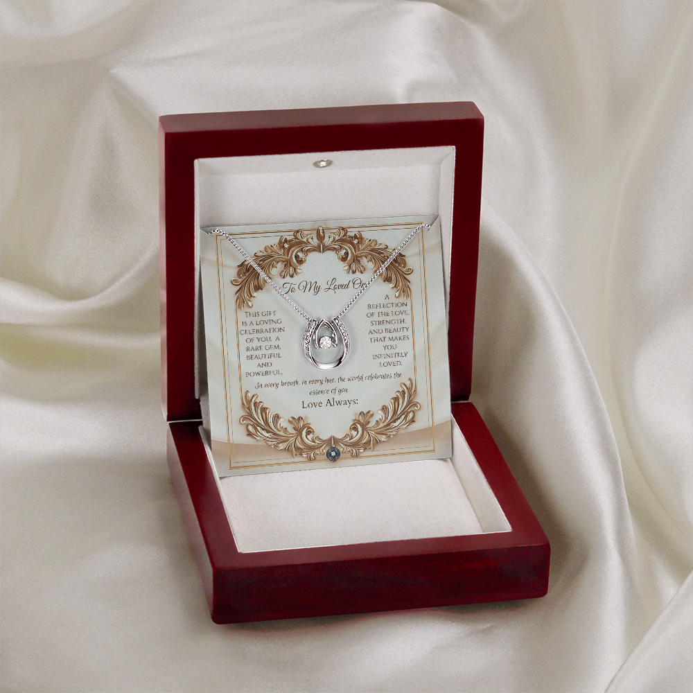 Lucky In Love Necklace: Elegance