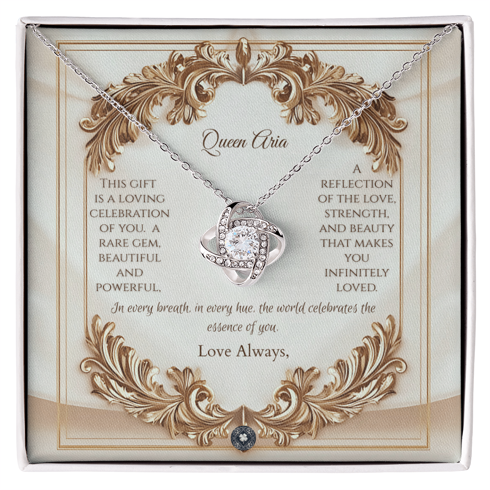 Love Knot Necklace: Elegance