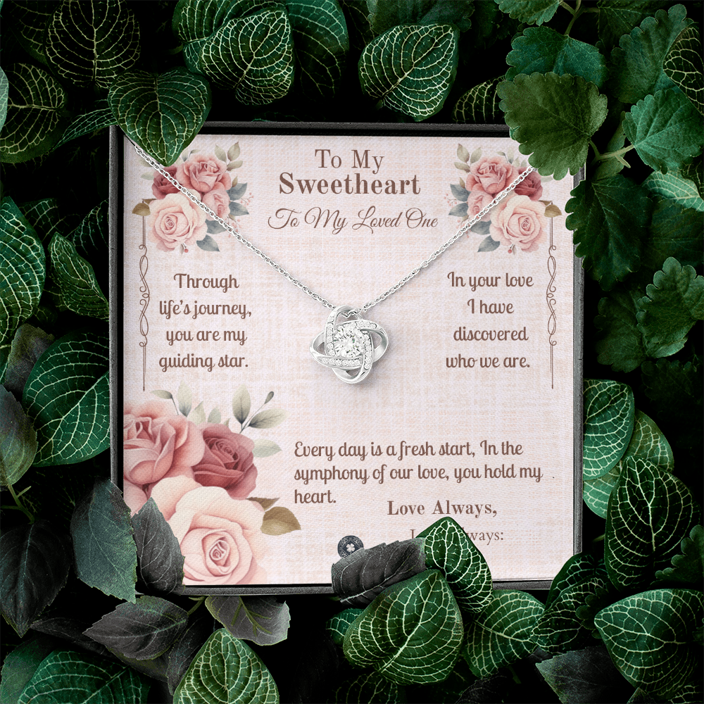 Love Knot Necklace: Sweetheart
