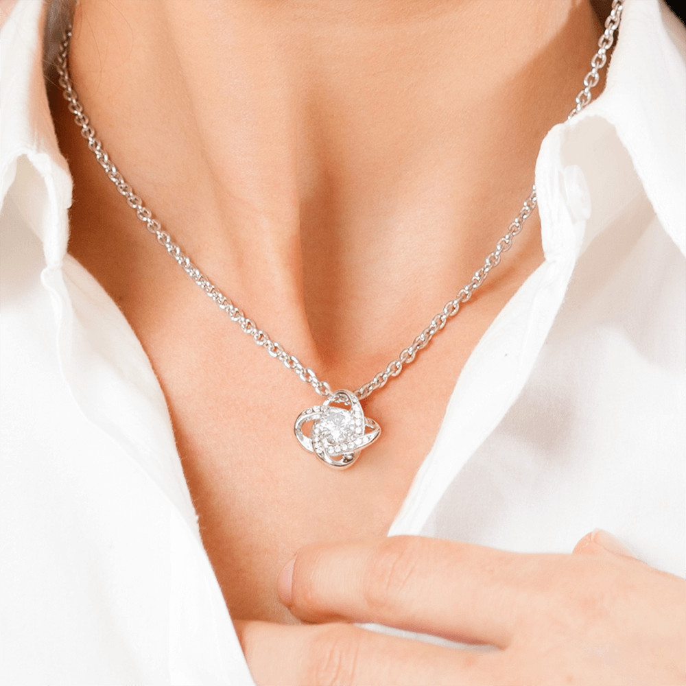Love Knot Necklace: Angel