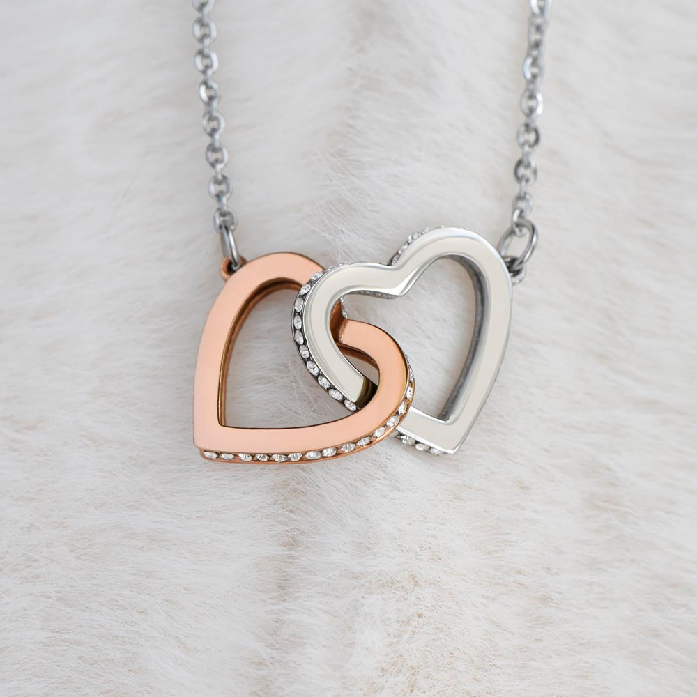Interlocking Hearts Necklace: Princess