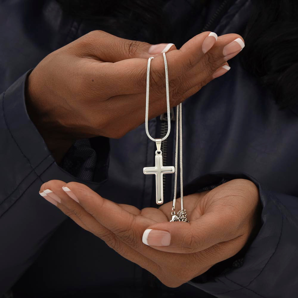Artisan Cross Necklace: Elegance