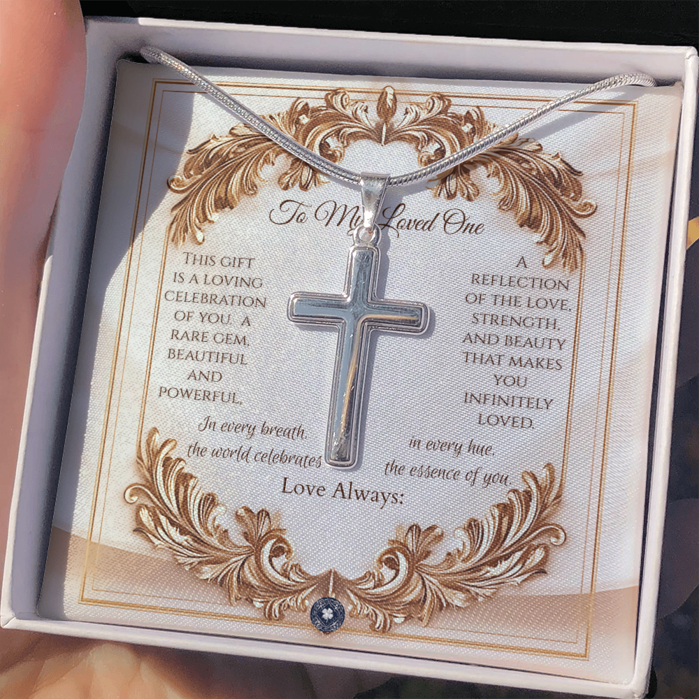 Artisan Cross Necklace: Elegance
