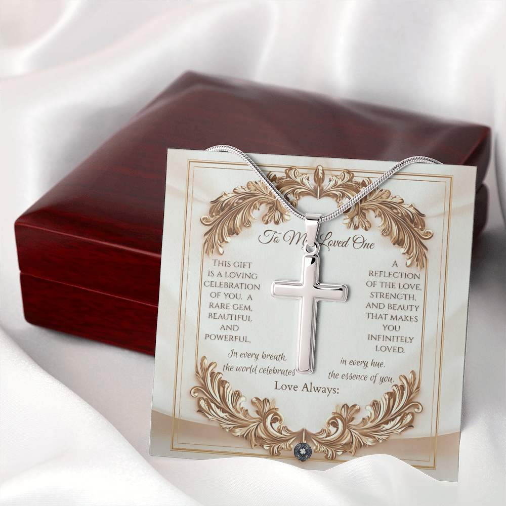 Artisan Cross Necklace: Elegance