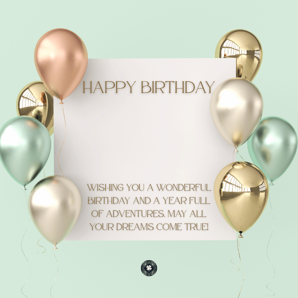 Custom Horizontal Signature Name Necklace: Wonderful Happy Birthday Jewelry 18k Yellow Gold Mahogany Style Luxury Box with LED The Silver Clover & Co.