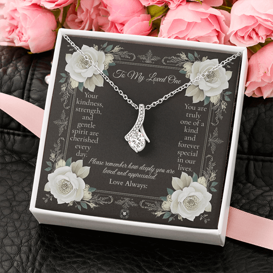 Alluring Beauty Necklace: Angel Jewelry 14k White Gold Two Tone Box The Silver Clover & Co.