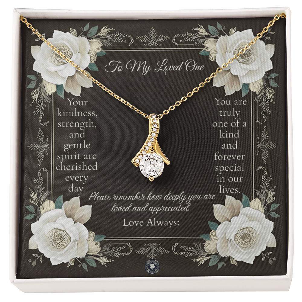 Alluring Beauty Necklace: Angel Jewelry 18K Yellow Gold Two Tone Box The Silver Clover & Co.