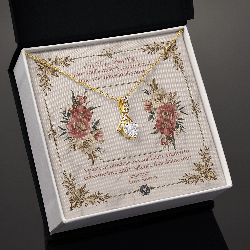 Alluring Beauty Necklace: Beautiful Jewelry 18K Yellow Gold Two Tone Box The Silver Clover & Co.