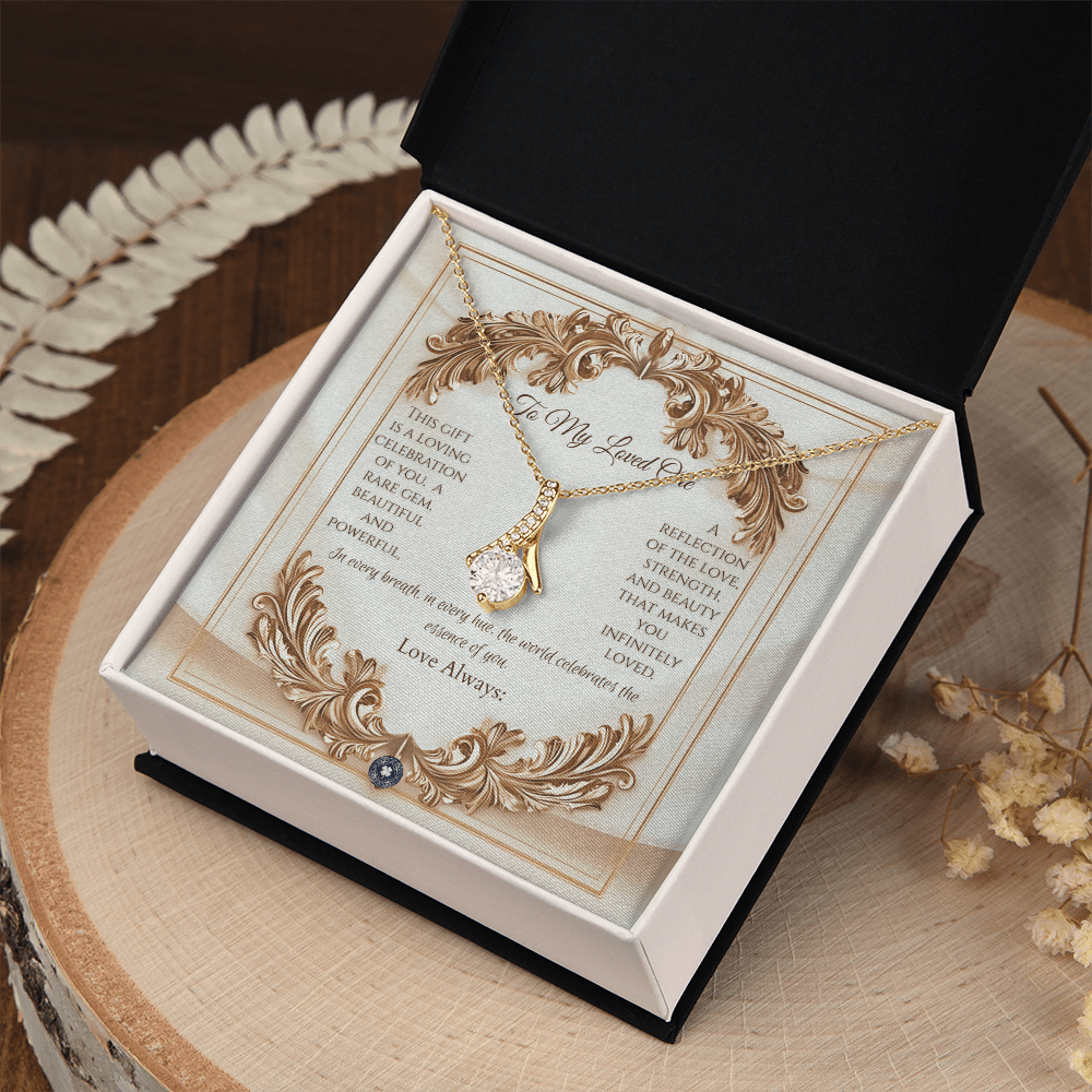 Alluring Beauty Necklace: Elegance Jewelry 18K Yellow Gold Two Tone Box The Silver Clover & Co.