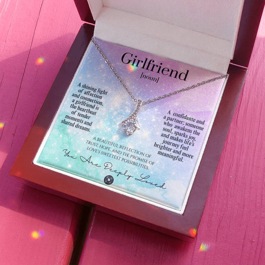 Alluring Beauty Necklace: For Girlfriend Jewelry 14k White Gold Galaxy Two Tone Box The Silver Clover & Co.