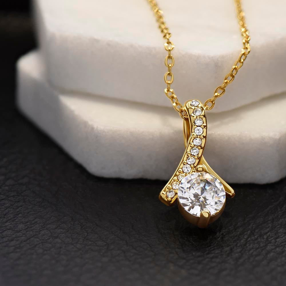 Alluring Beauty Necklace: Sweetheart Jewelry 18K Yellow Gold Two Tone Box The Silver Clover & Co.