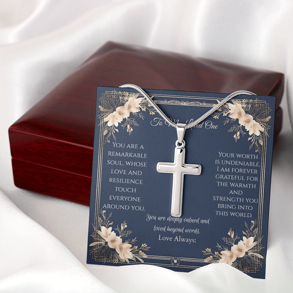 Artisan Cross Necklace: Princess Jewelry Two Tone Box The Silver Clover & Co.