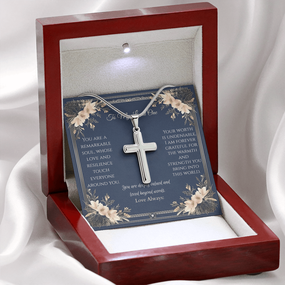 Artisan Cross Necklace: Princess Jewelry Two Tone Box The Silver Clover & Co.
