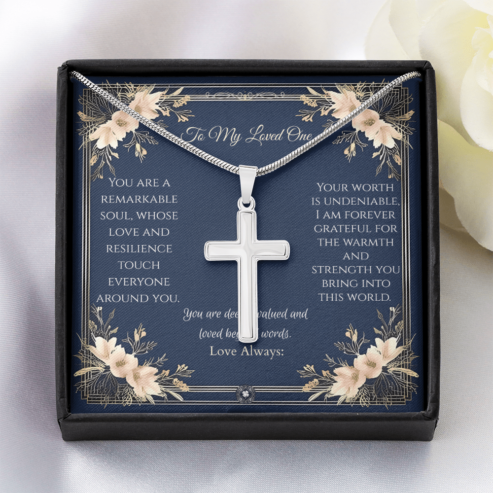 Artisan Cross Necklace: Princess Jewelry Two Tone Box The Silver Clover & Co.