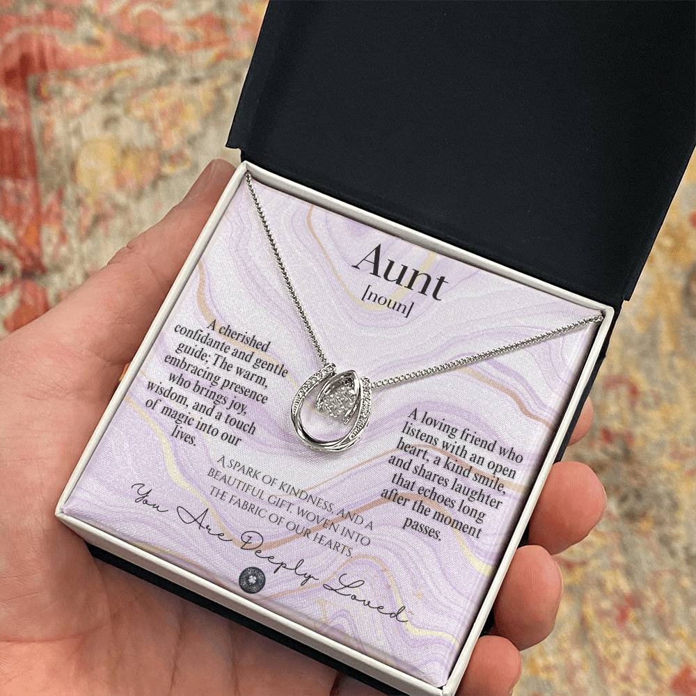 Lucky In Love Necklace: For Aunt