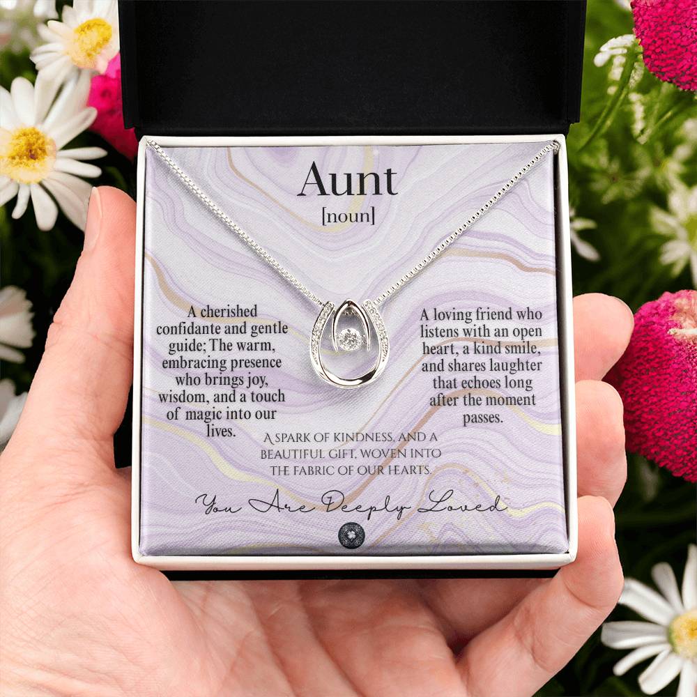 Lucky In Love Necklace: For Aunt