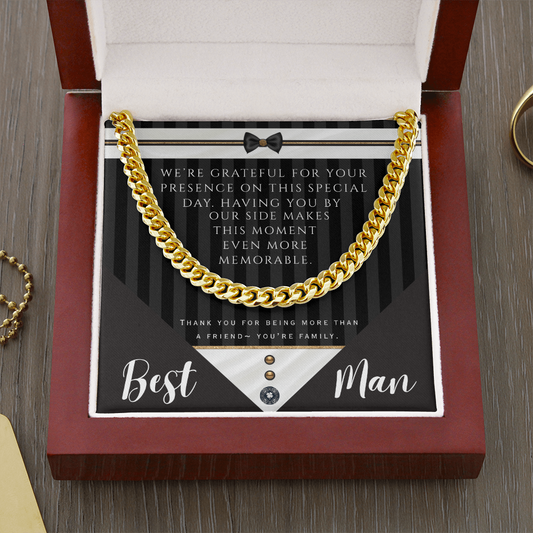 Cuban Link Chain: Best Man