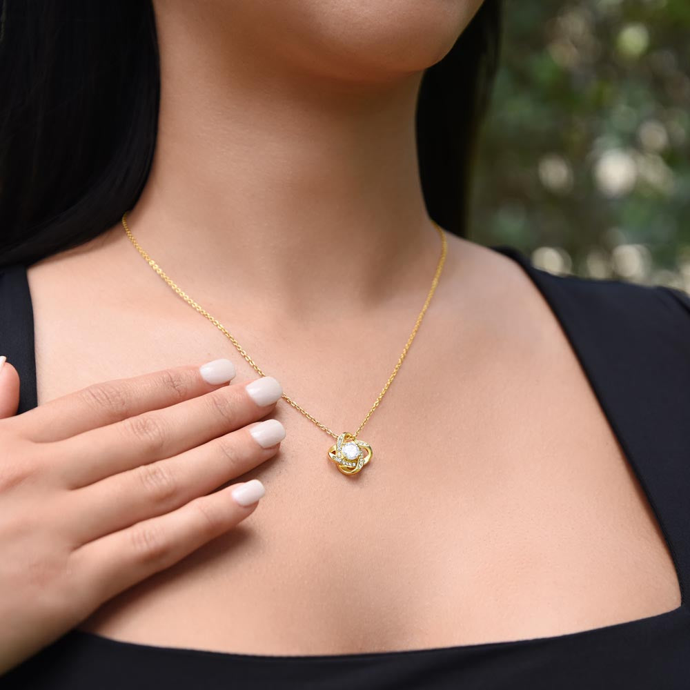 Love Knot Necklace: Angel
