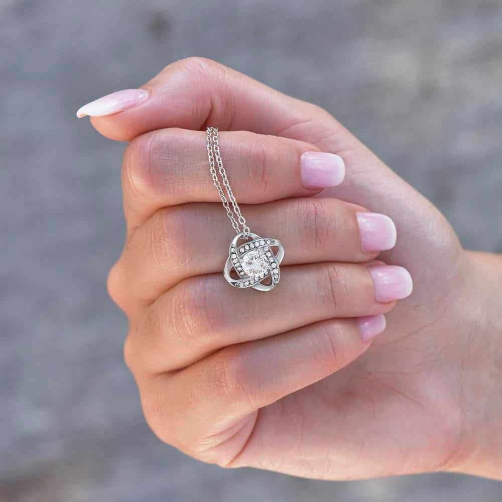 Love Knot Necklace: Angel