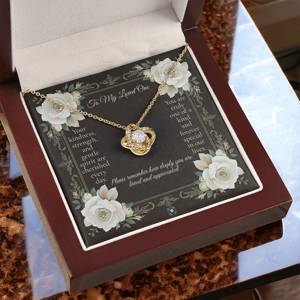 Love Knot Necklace: Angel
