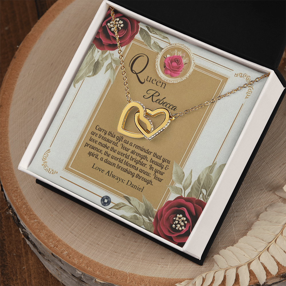 Interlocking Hearts Necklace: Queen