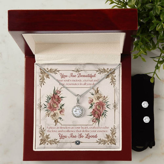Eternal Hope Necklace & Earring Set: Beautiful