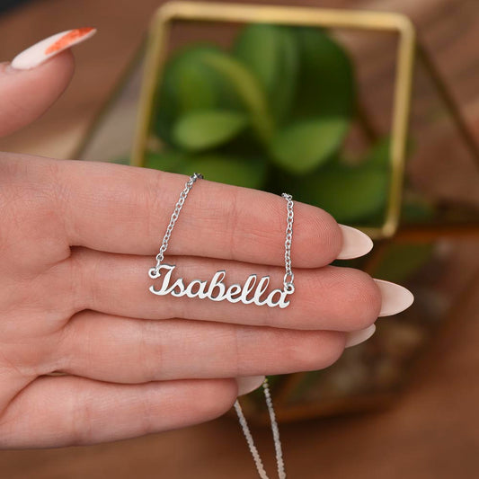 Horizontal Name Necklace