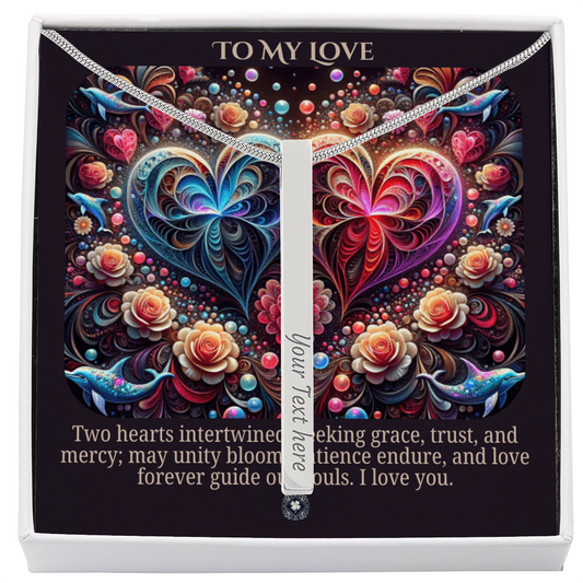 Talisman Necklace: Two Hearts As One