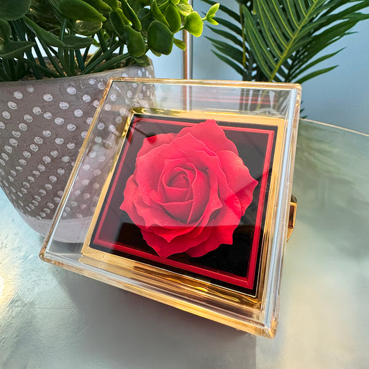 Rotating Rose Forever Love Necklace: Forever Love Necklace