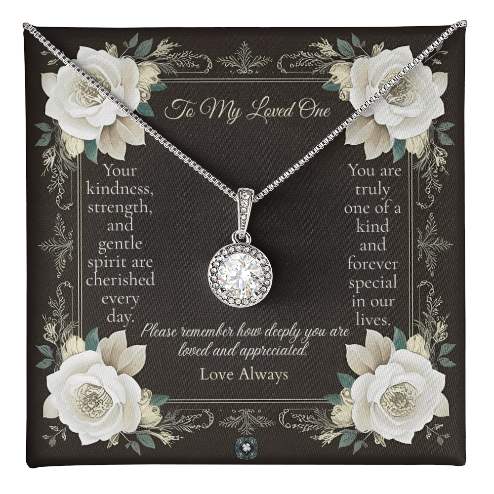 Eternal Hope Necklace: Angel Jewelry Two Tone Box The Silver Clover & Co.
