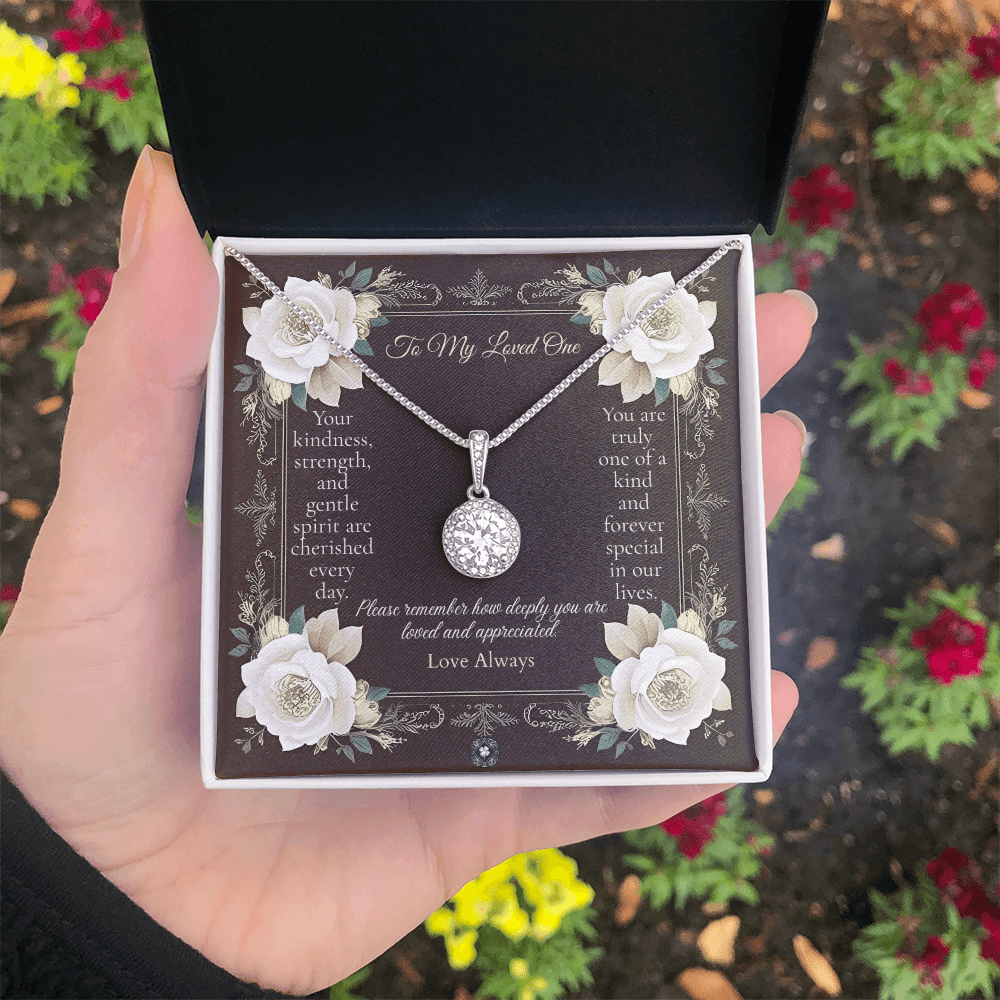 Eternal Hope Necklace: Angel Jewelry Two Tone Box The Silver Clover & Co.