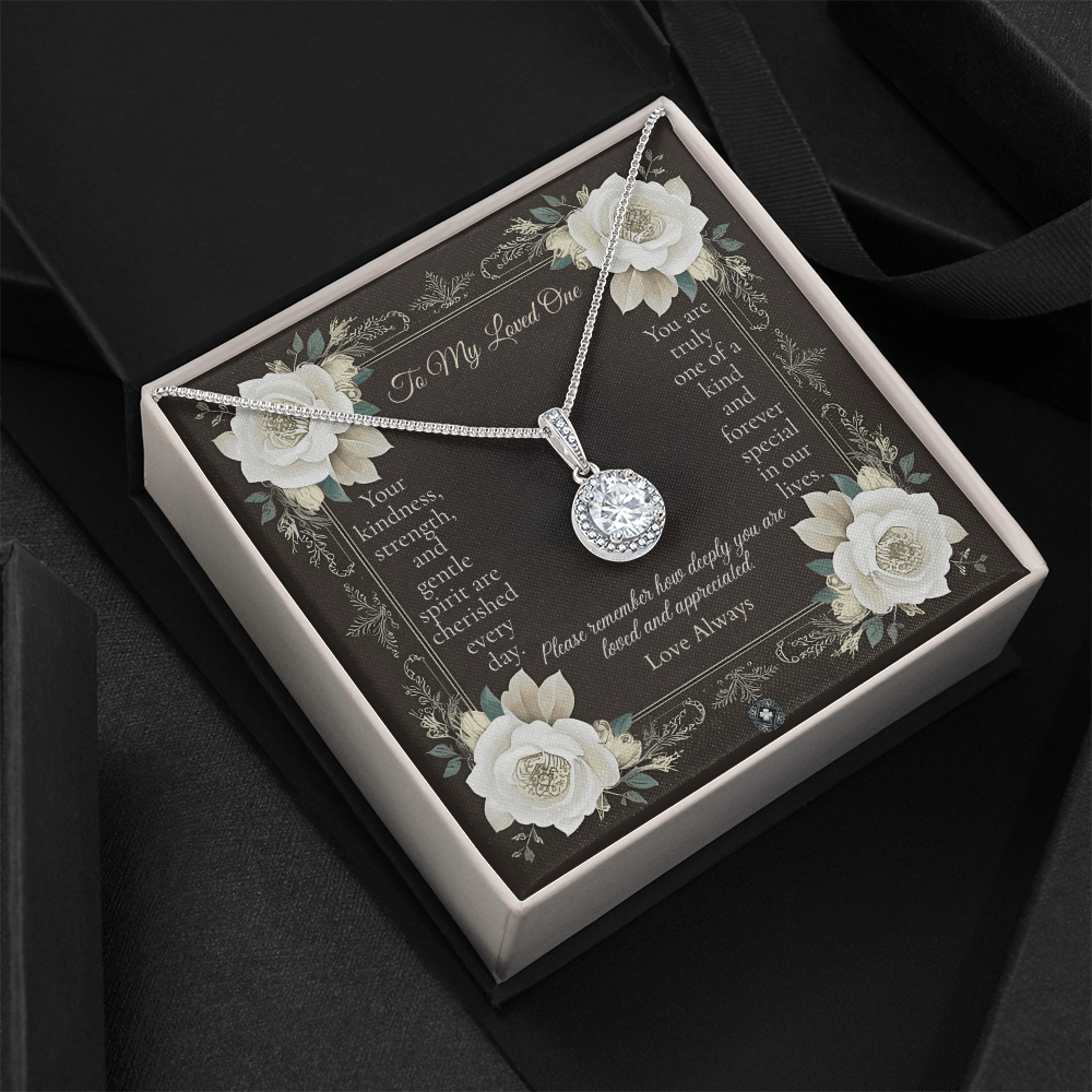 Eternal Hope Necklace: Angel Jewelry Two Tone Box The Silver Clover & Co.