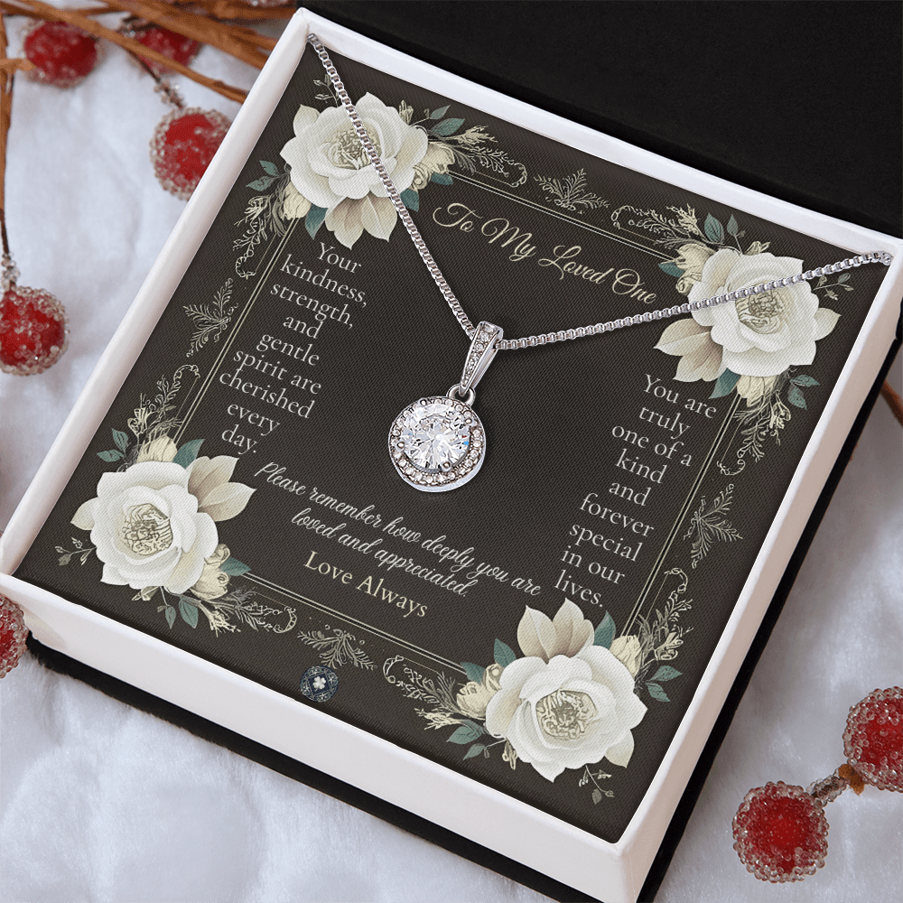 Eternal Hope Necklace: Angel Jewelry Two Tone Box The Silver Clover & Co.