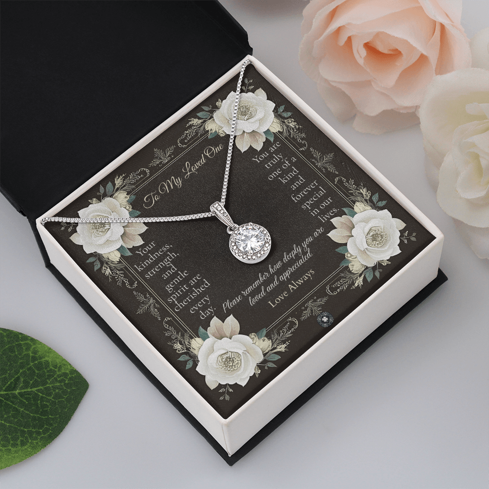 Eternal Hope Necklace: Angel Jewelry Two Tone Box The Silver Clover & Co.