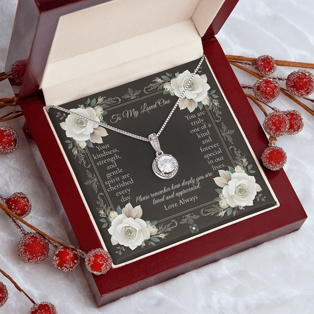 Eternal Hope Necklace: Angel Jewelry Two Tone Box The Silver Clover & Co.