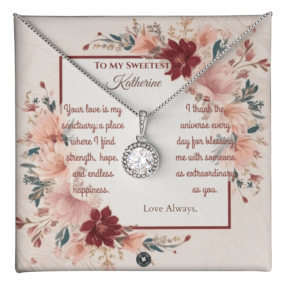Eternal Hope Necklace: Darling Jewelry Two Tone Box The Silver Clover & Co.