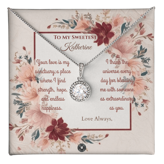 Eternal Hope Necklace: Darling Jewelry Two Tone Box The Silver Clover & Co.