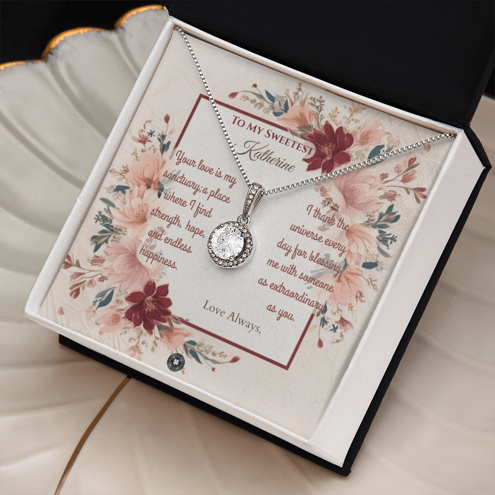Eternal Hope Necklace: Darling Jewelry Two Tone Box The Silver Clover & Co.