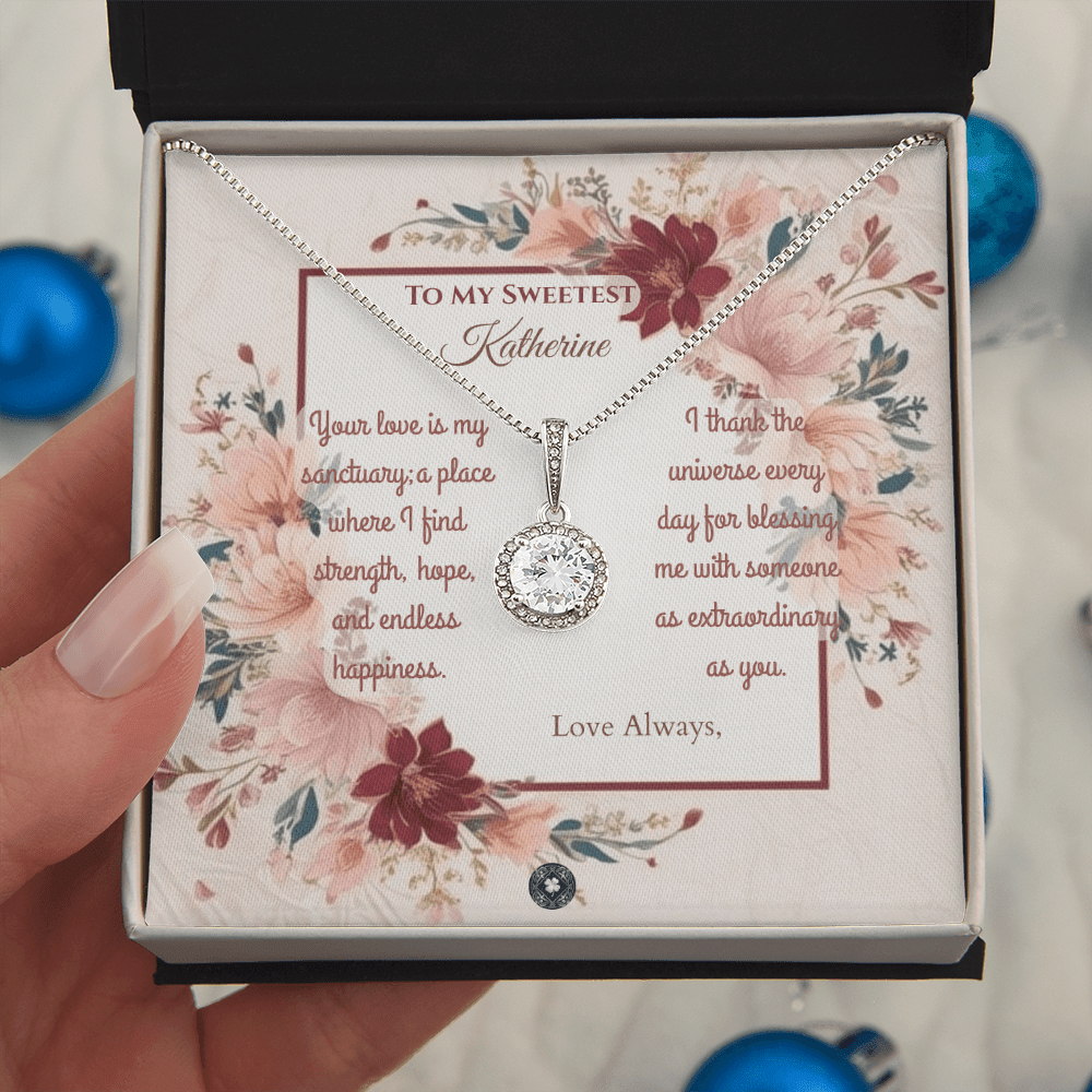 Eternal Hope Necklace: Darling Jewelry Two Tone Box The Silver Clover & Co.