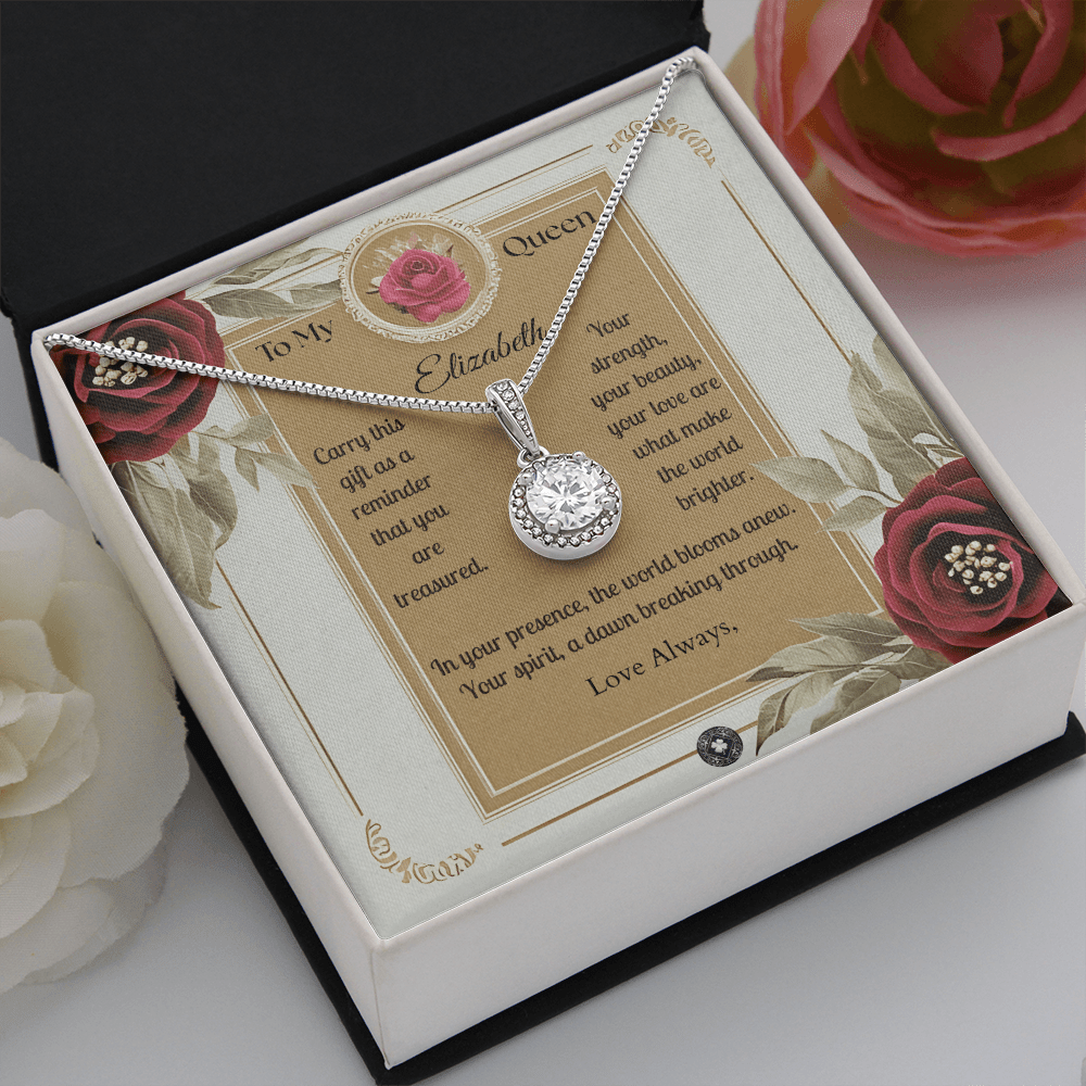 Eternal Hope Necklace: Queen Jewelry Two Tone Box The Silver Clover & Co.
