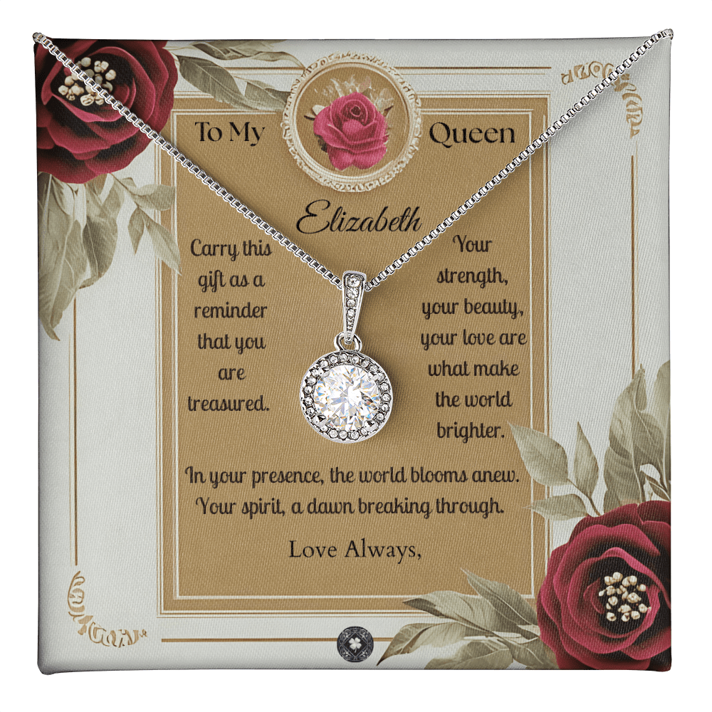Eternal Hope Necklace: Queen Jewelry Two Tone Box The Silver Clover & Co.