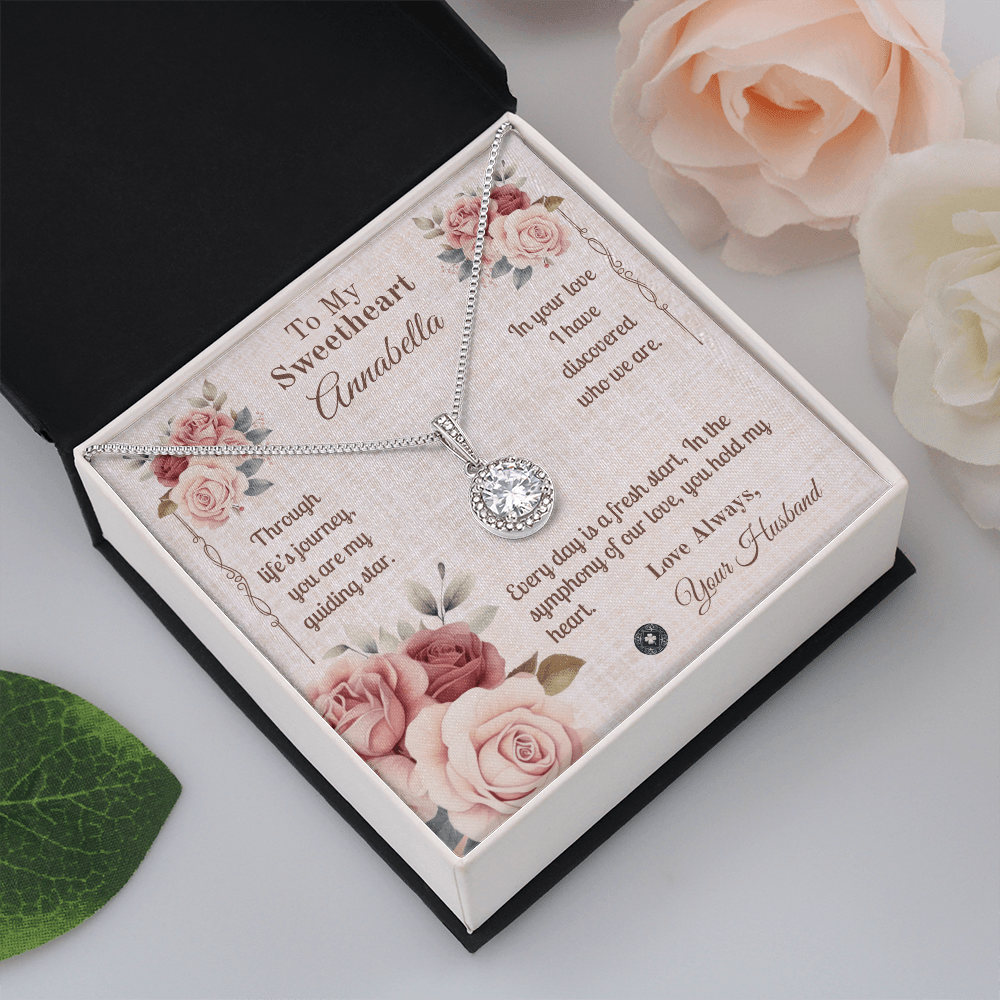 Eternal Hope Necklace: Sweetheart Jewelry Two Tone Box The Silver Clover & Co.