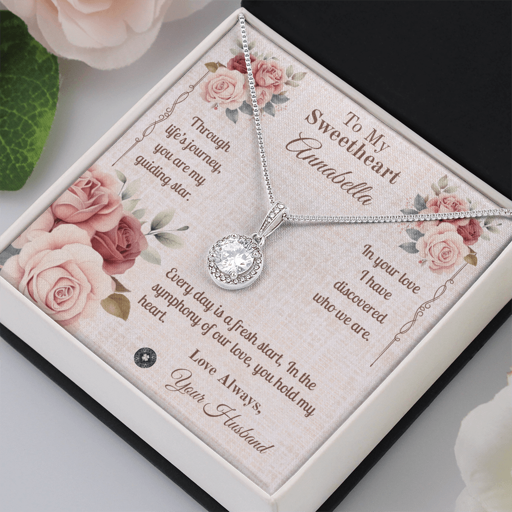 Eternal Hope Necklace: Sweetheart Jewelry Two Tone Box The Silver Clover & Co.
