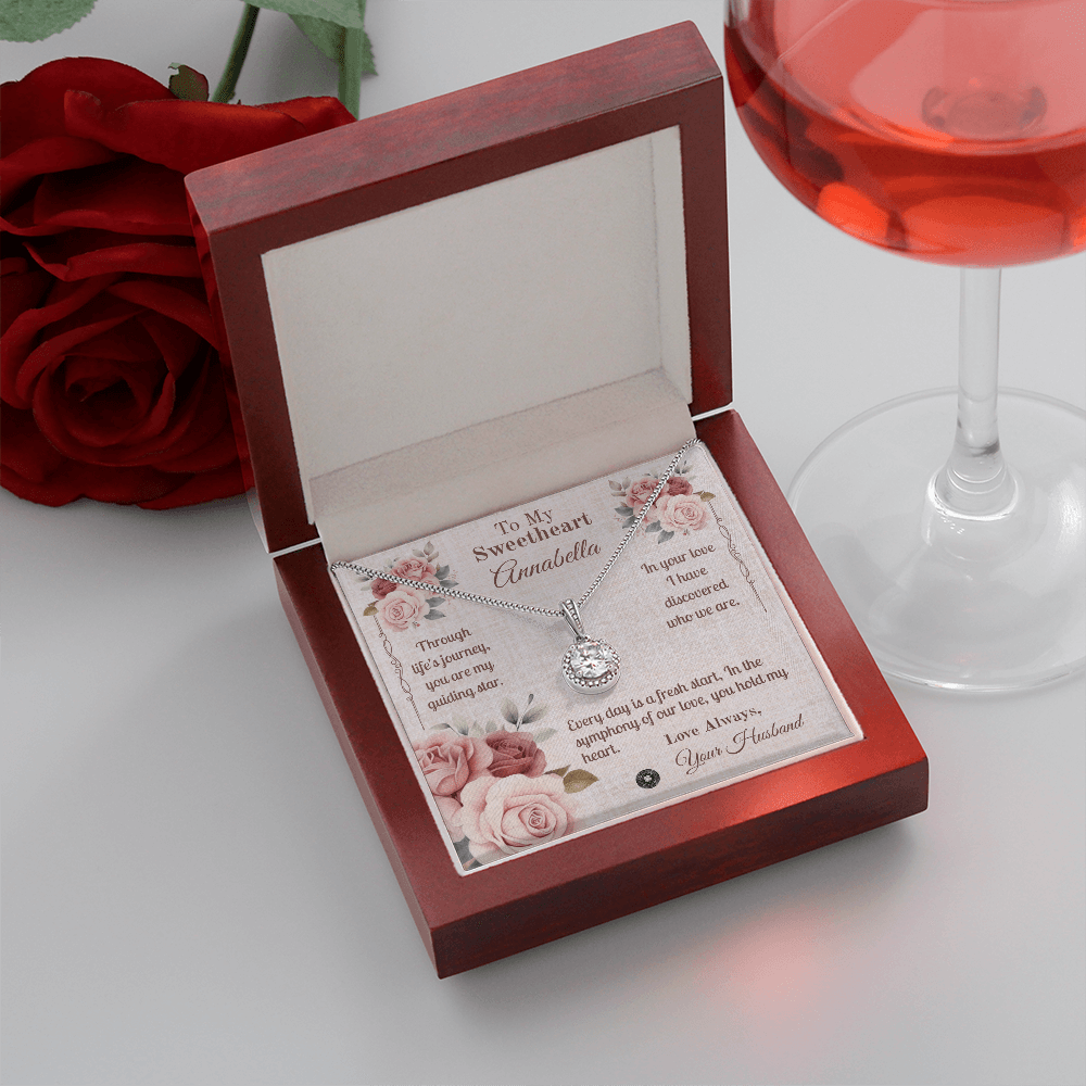 Eternal Hope Necklace: Sweetheart Jewelry Two Tone Box The Silver Clover & Co.