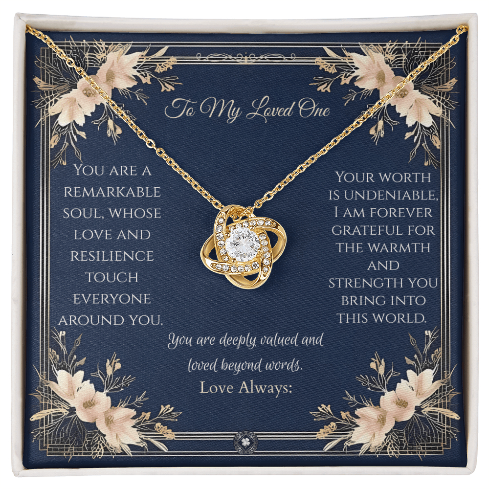 Love Knot Necklace: Princess Jewelry 18K Yellow Gold Two Tone Box The Silver Clover & Co.