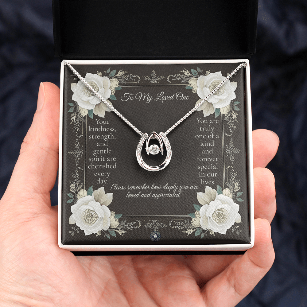 Lucky In Love Necklace: Angel Jewelry Two Tone Box The Silver Clover & Co.